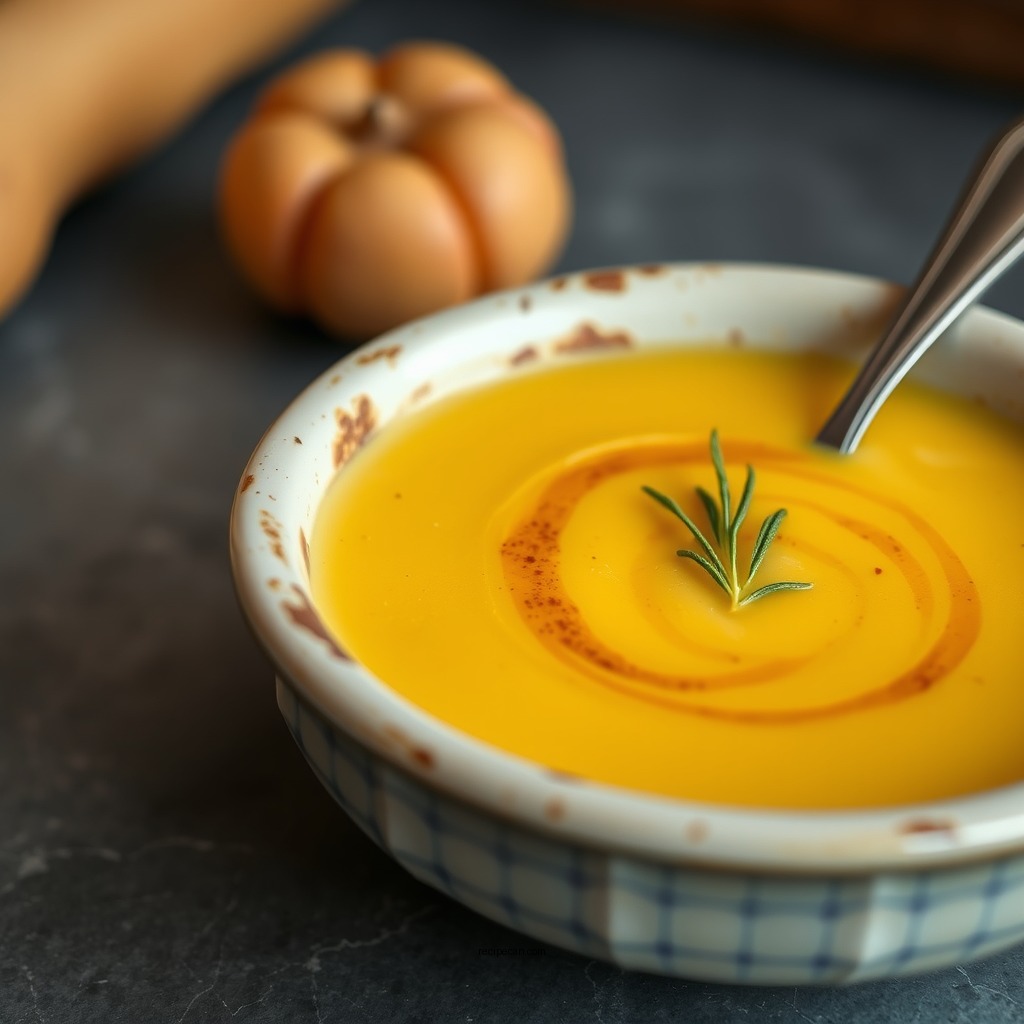 Savory Custard Squash Soup - custard squash recipes