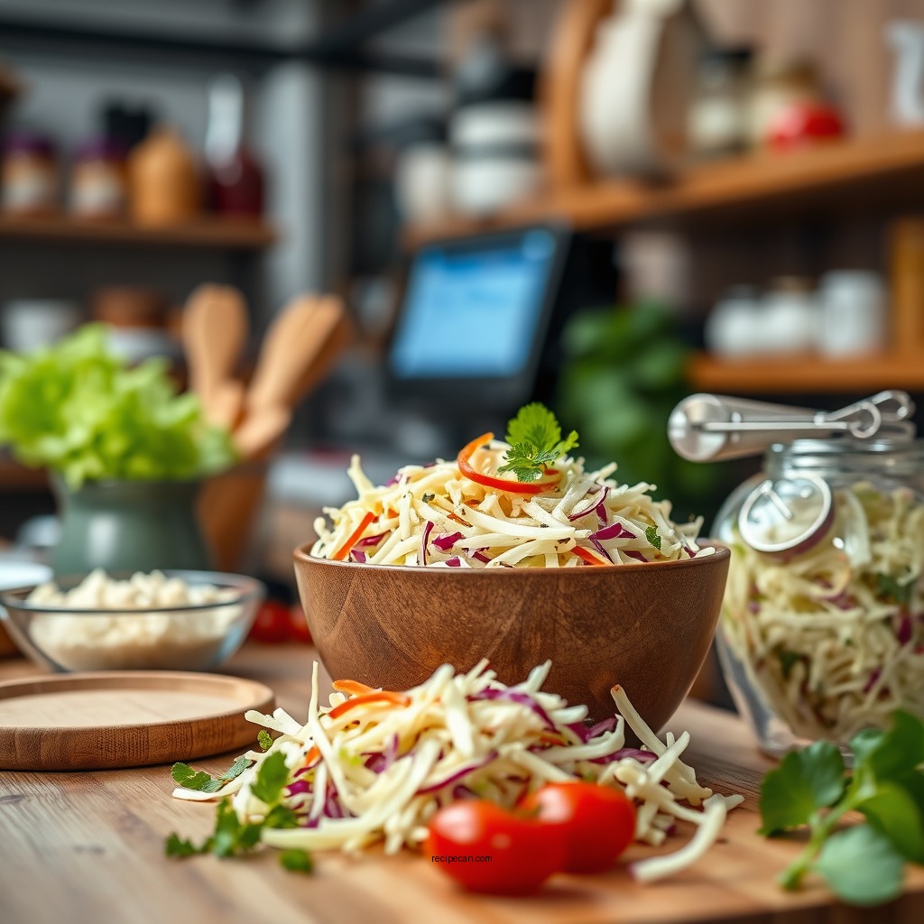 Ingredients You'll Need - dairy free coleslaw recipe