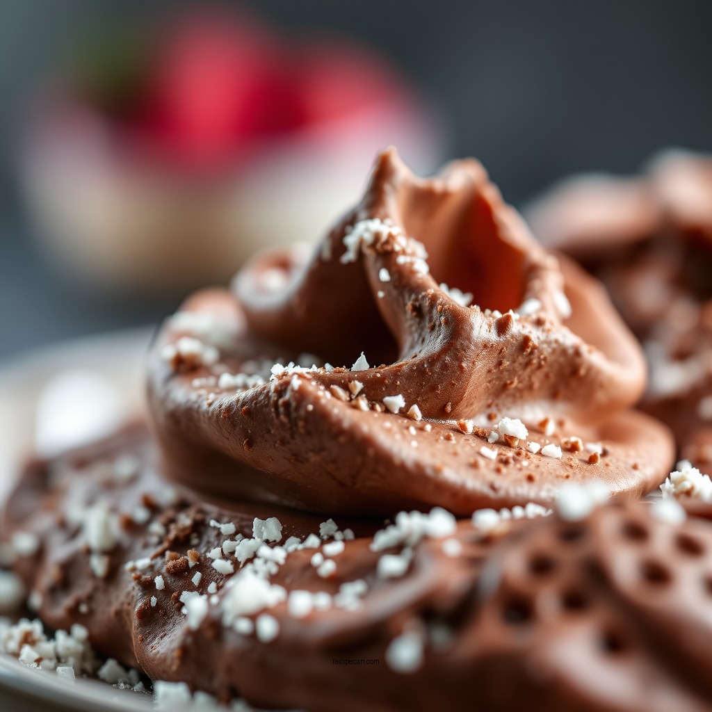 Combining Ingredients - dark chocolate mousse recipe