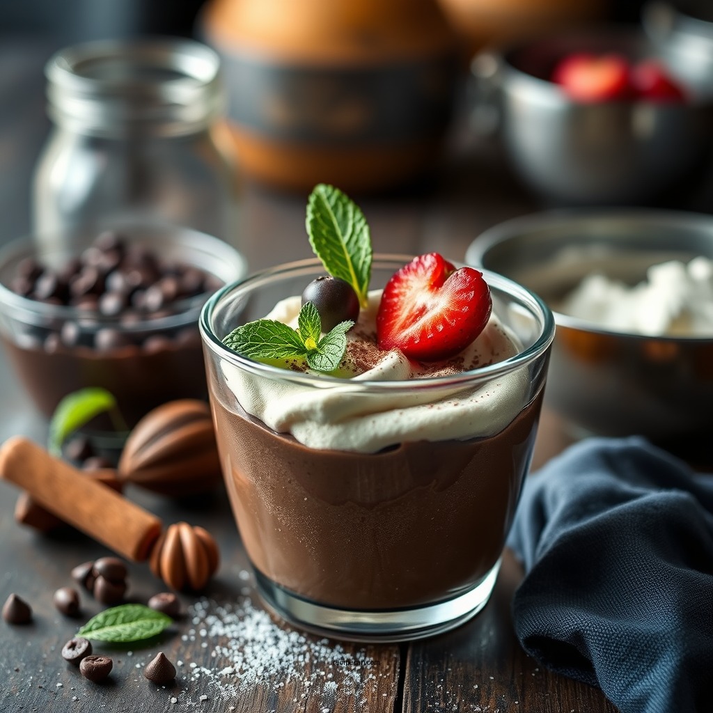 Ingredients You Will Need - dark chocolate mousse recipe