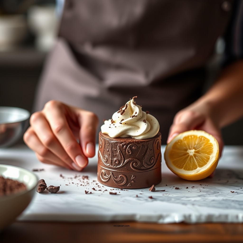 Step-by-Step Preparation - dark chocolate mousse recipe