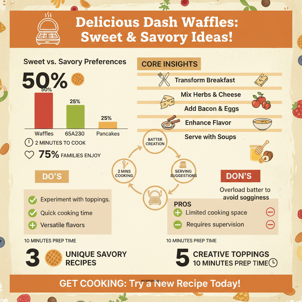 dash mini waffle maker recipes pdf - Data Infographic and Statistics