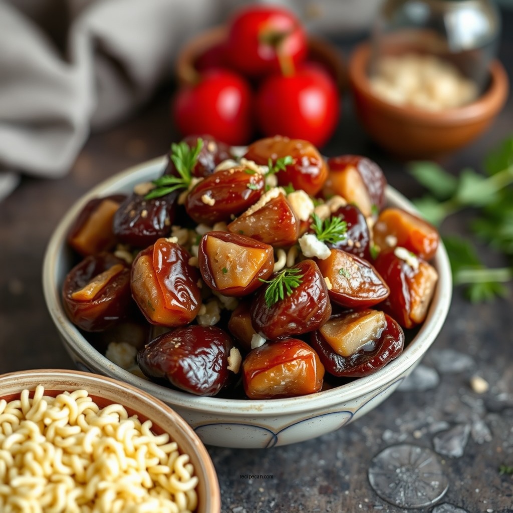 Ingredients Needed for Date Salad - date salad recipe