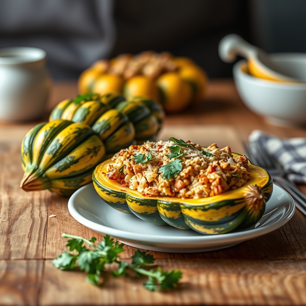 Stuffed Delicata Squash - delicata squash recipes