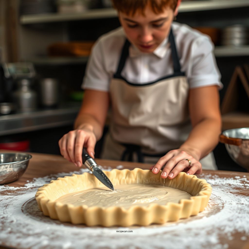 Preparing the Crust - derby pie recipe