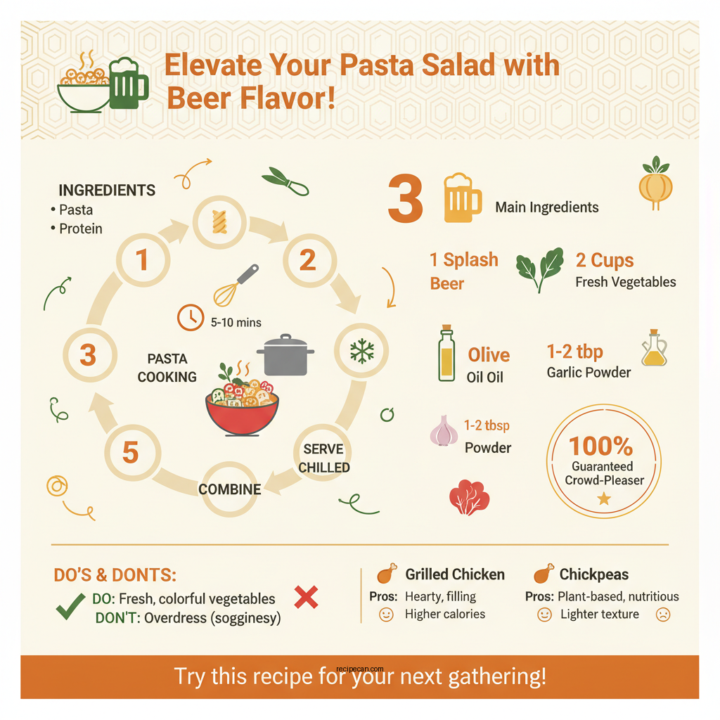 desert edge brewery pasta salad recipe - Data Infographic and Statistics