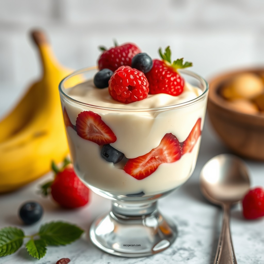 Fruit Custard Parfait - dessert recipes custard