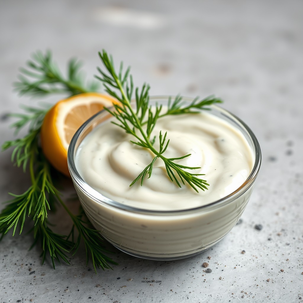 Ingredients for Dill Sauce - dill sauce recipe for salmon