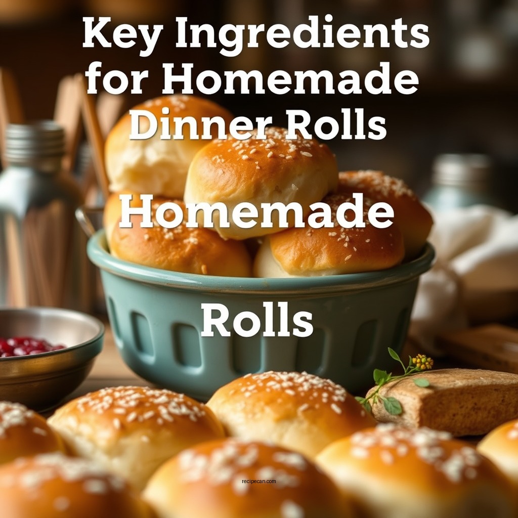 Key Ingredients for Homemade Dinner Rolls - dinner rolls homemade recipe