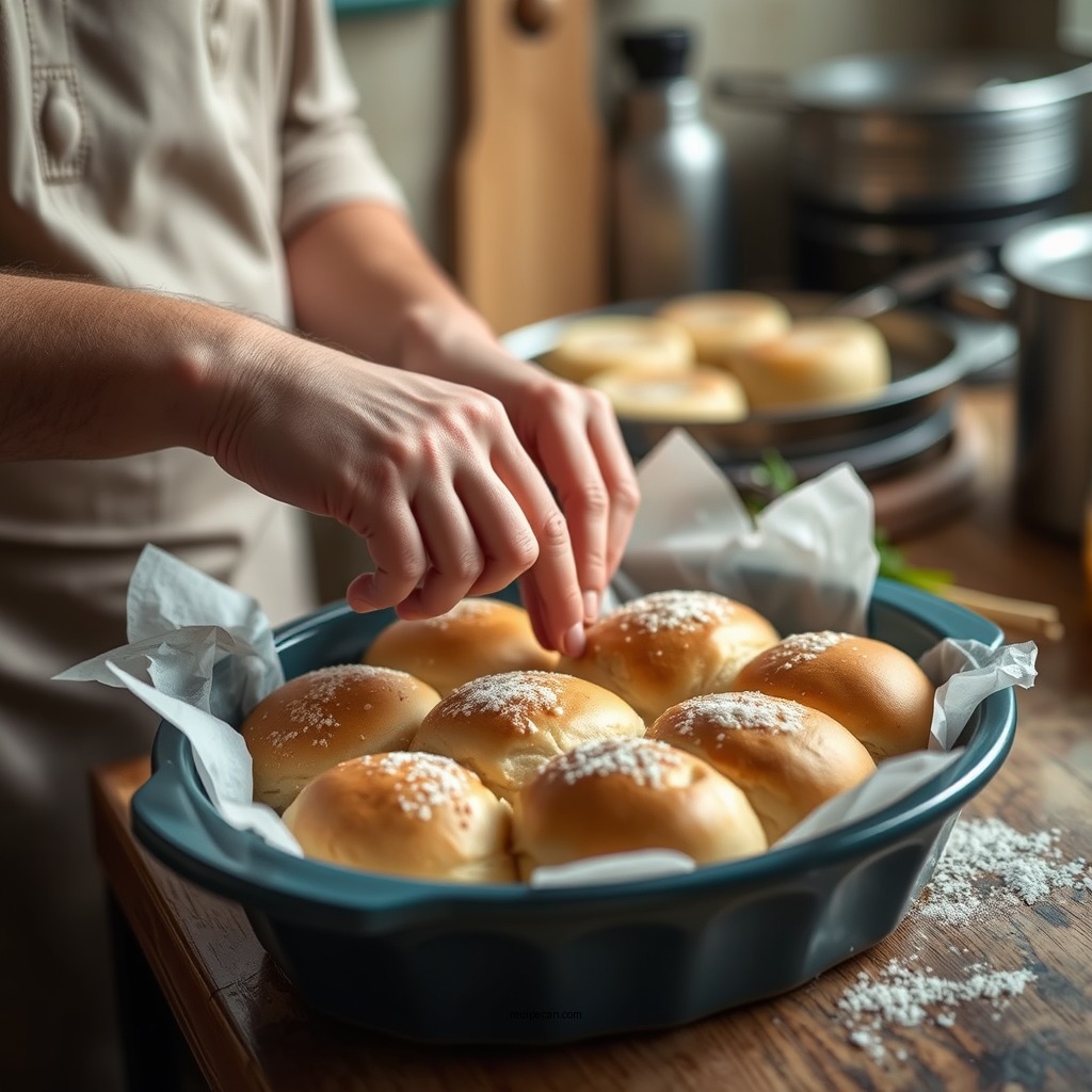 Step-by-Step Instructions - dinner rolls homemade recipe