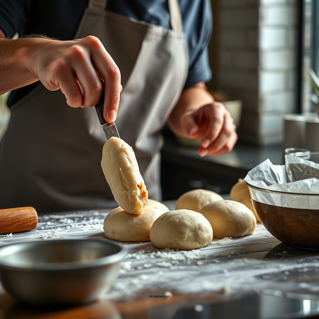 Simple Steps to Prepare the Dough - dinner rolls quick recipe