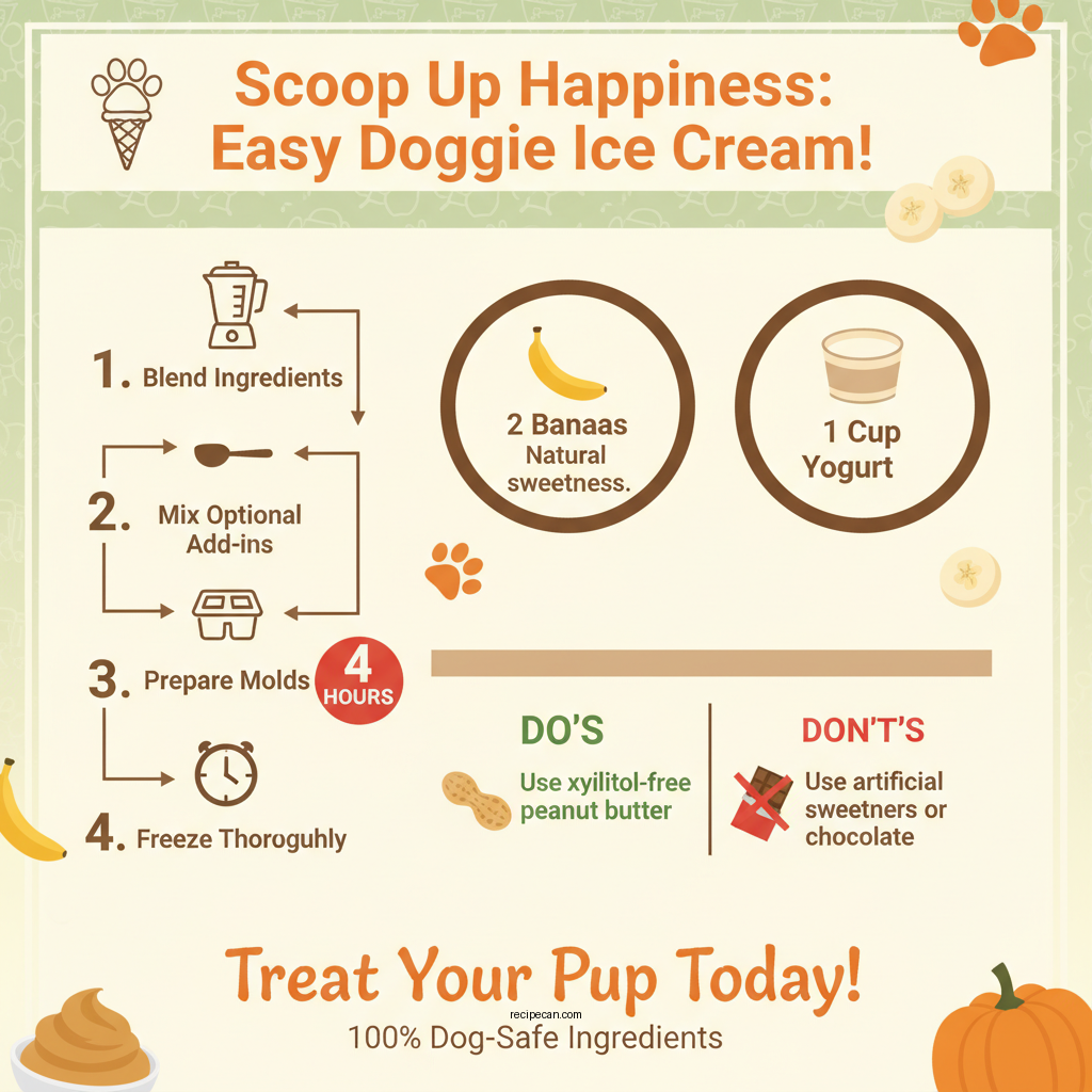 doggie ice cream recipe - Data Infographic and Statistics