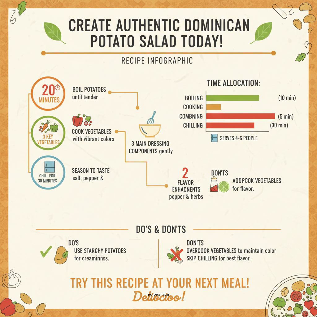 dominican potato salad recipe - Data Infographic and Statistics