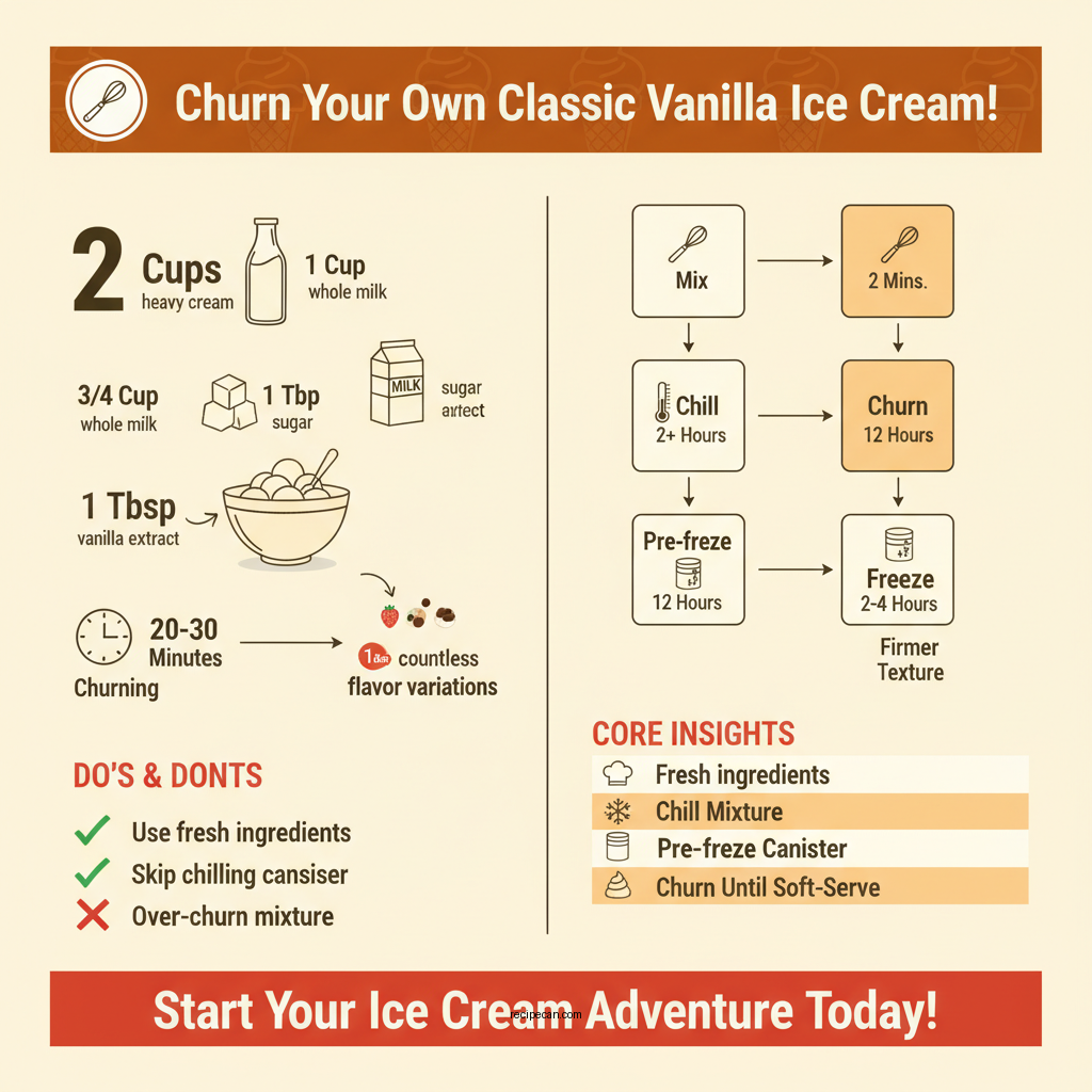donvier ice cream maker recipe - Data Infographic and Statistics