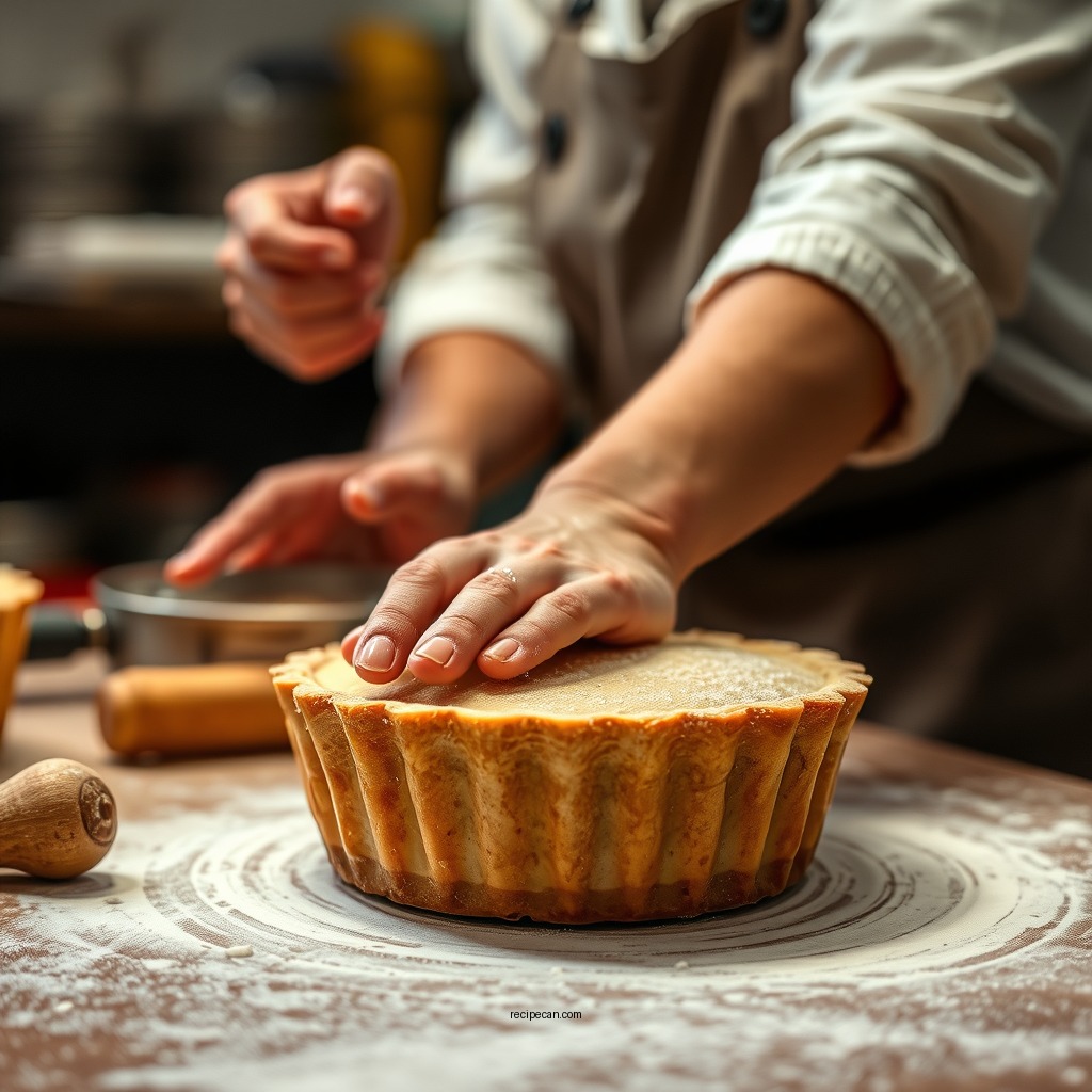 Preparing the Dough - dough tart recipe