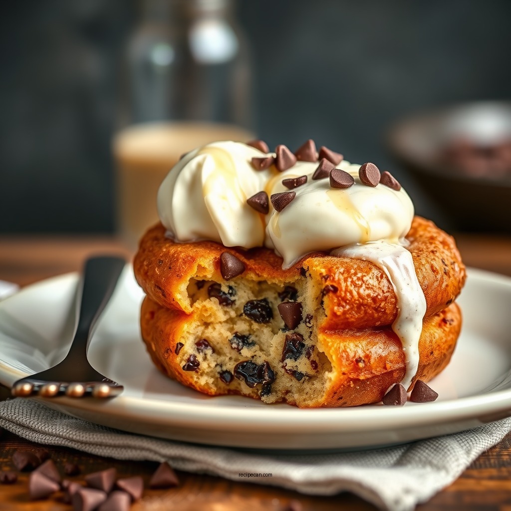 Chocolate Chip Doughnut Bread Pudding - doughnut bread pudding recipes