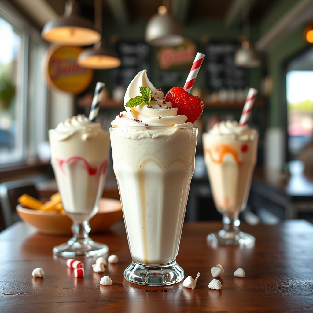 Classic Ice Cream Milkshake Recipes - drink recipes with ice cream
