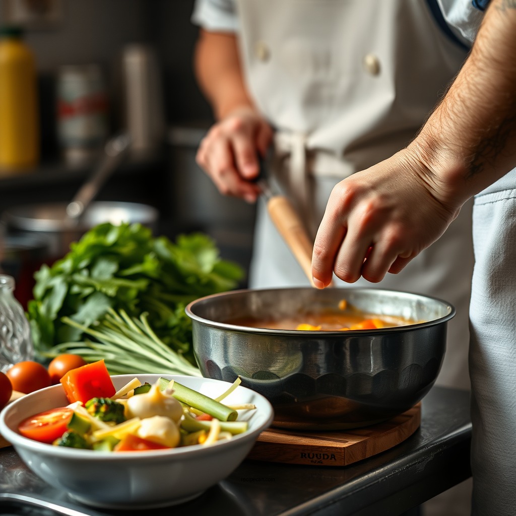 Preparing the Vegetables - dry vegetable soup mix recipe