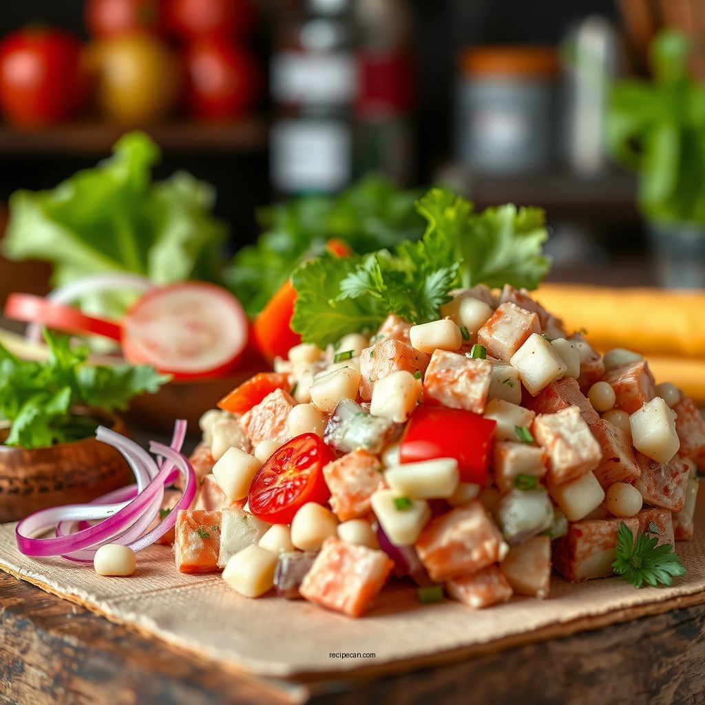 Basic Ingredients for Your Dump Salad - dump salad recipe