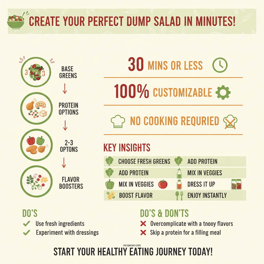 dump salad recipe - Data Infographic and Statistics