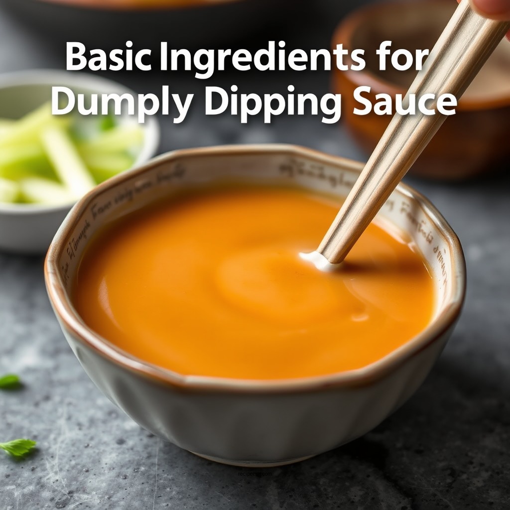Basic Ingredients for Dumpling Dipping Sauce - dumpling dipping sauce recipe