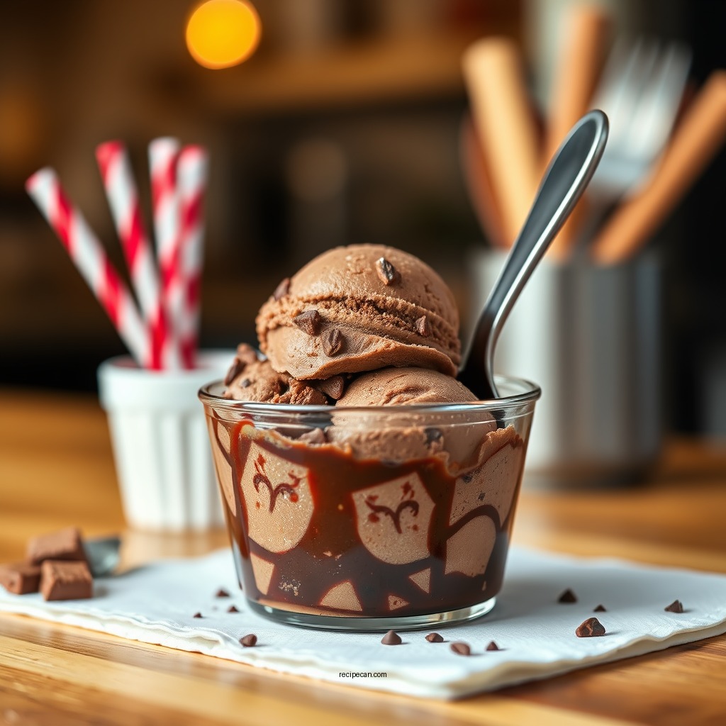 Chocolate Fudge Ice Cream - eagle brand ice cream recipes without eggs
