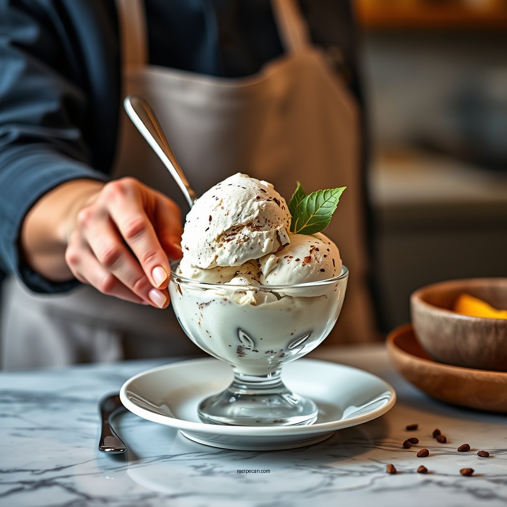 Step-by-Step Preparation - earl gray ice cream recipe
