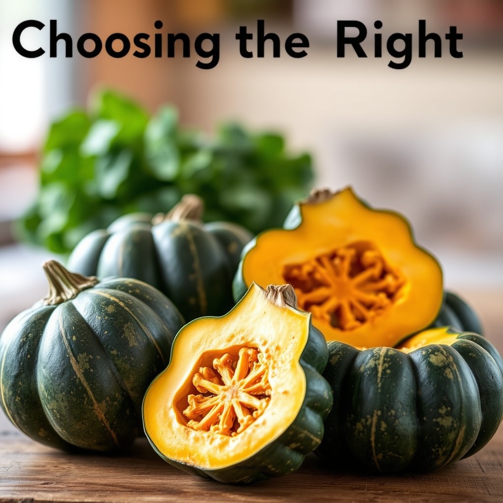Choosing the Right Acorn Squash - easy acorn squash recipe