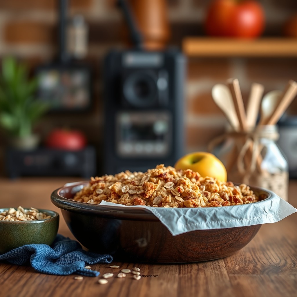 Ingredients You'll Need - easy apple crisp recipe with oats