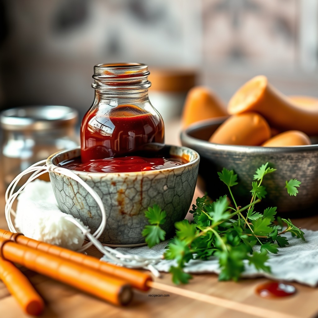 Basic Ingredients for Barbecue Sauce - easy barbecue sauce recipe