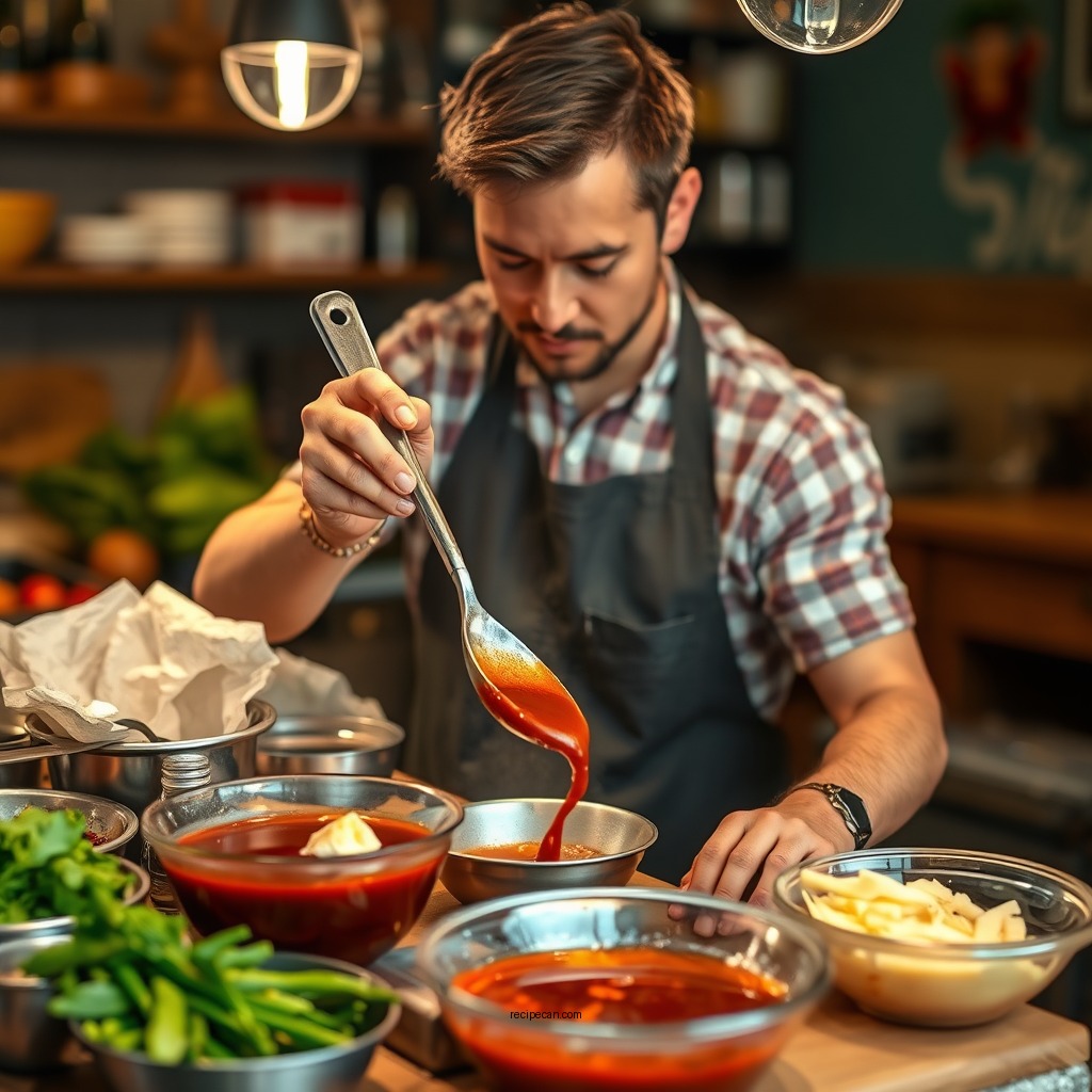 Step-by-Step Preparation - easy bbq sauce recipe