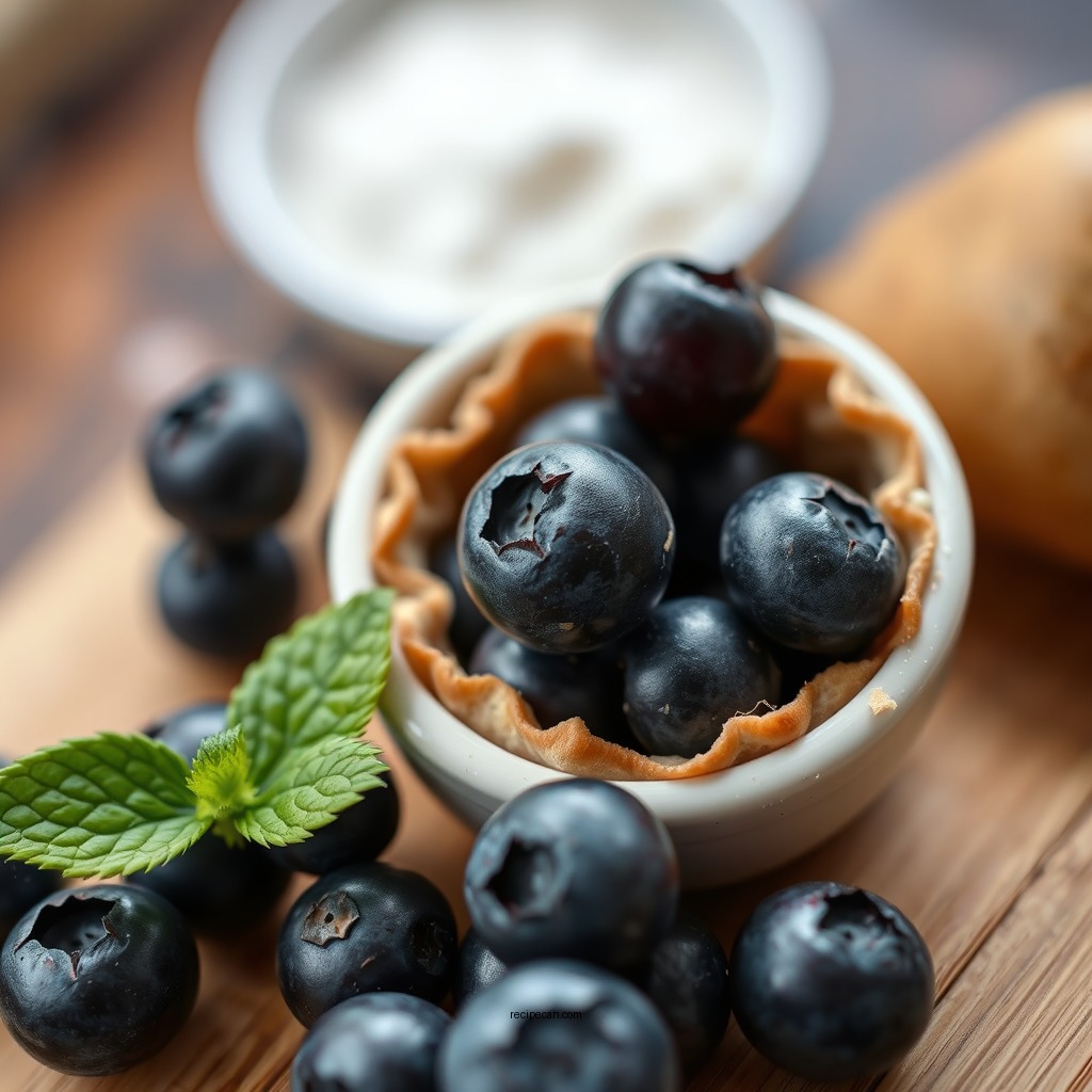 Ingredients You'll Need - easy blueberry pie recipe