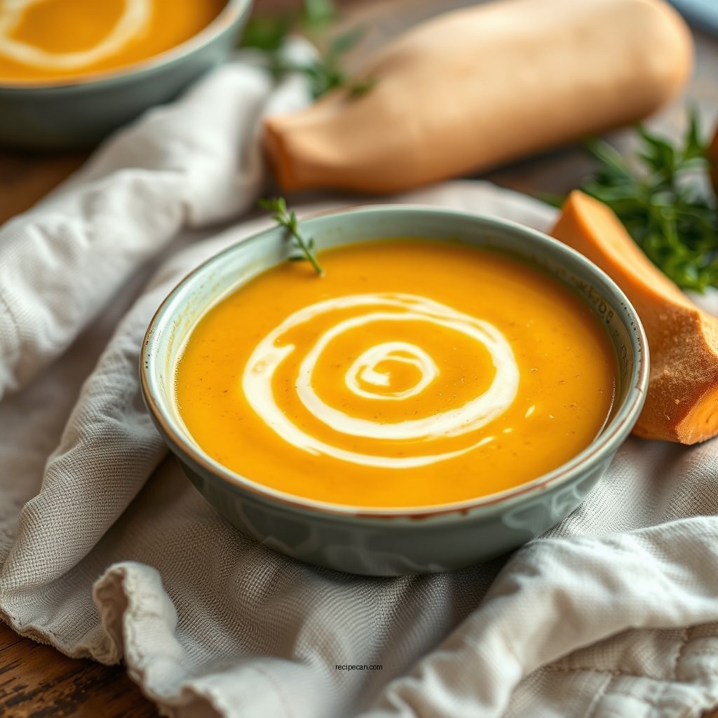 Creamy Butternut Squash Soup - easy butternut squash recipes