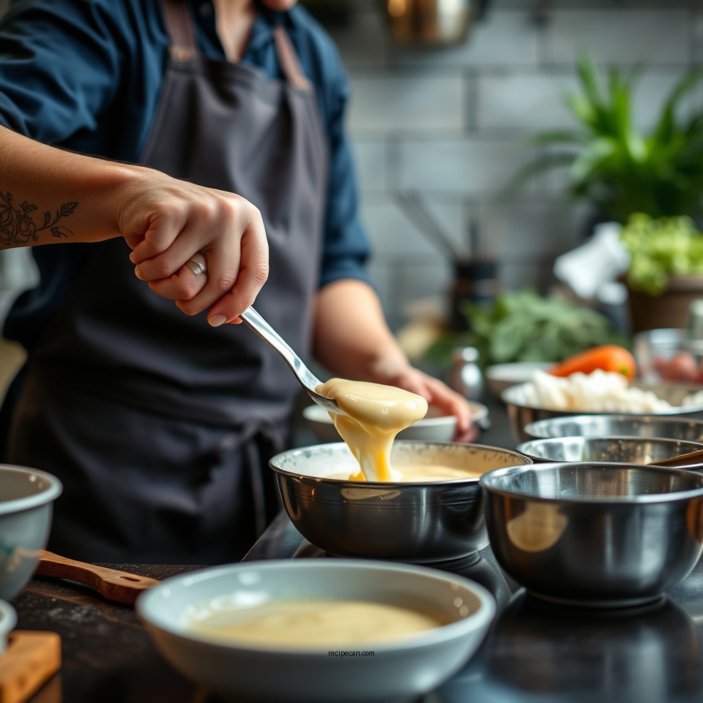 Step-by-Step Preparation - easy cheese sauce recipe