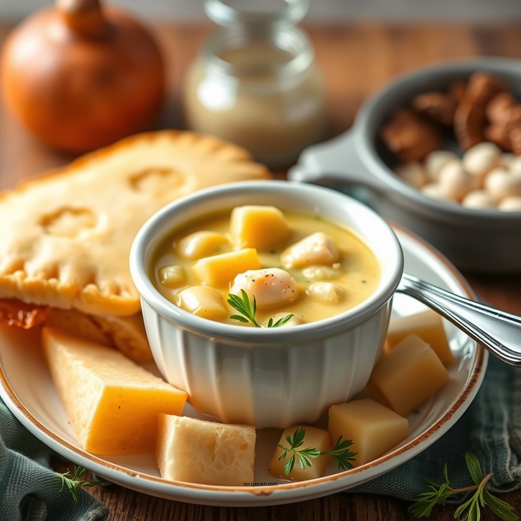 Ingredients You'll Need - easy chicken pot pie recipe with cream of chicken soup