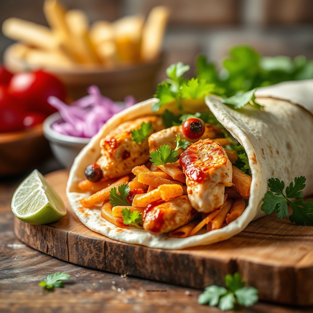 Ingredients You'll Need - easy chicken shawarma wrap recipe