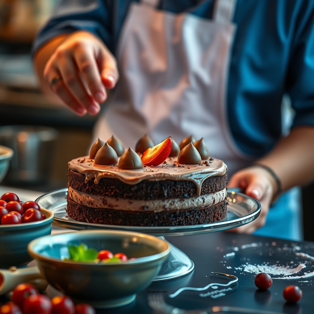 Step-by-Step Instructions - easy choc mousse cake recipe