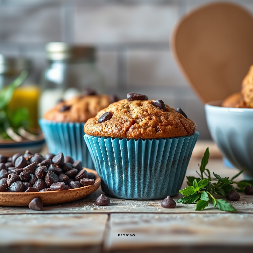 Ingredients You'll Need - easy chocolate chip muffin recipe