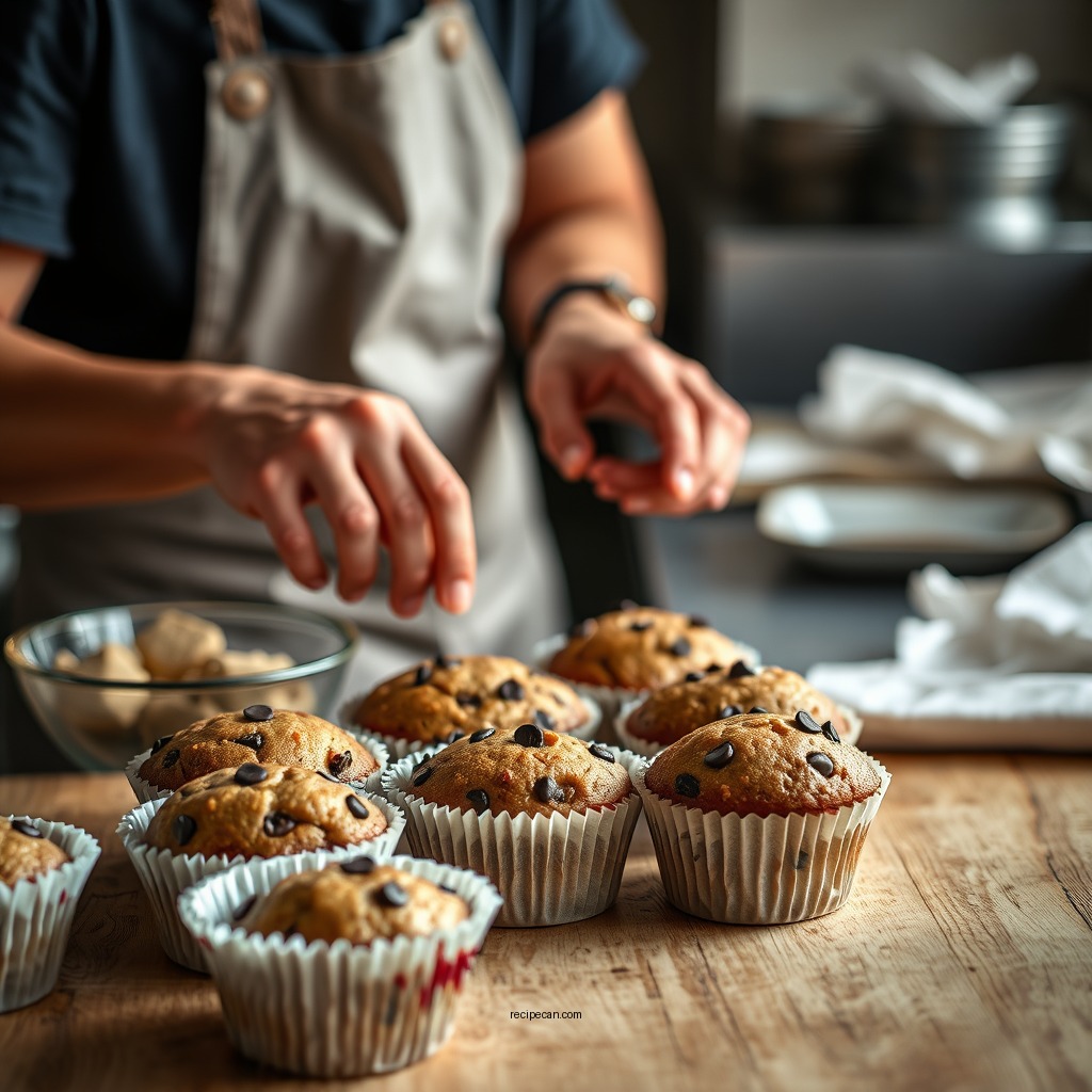 Preparation Steps - easy chocolate chip muffin recipe