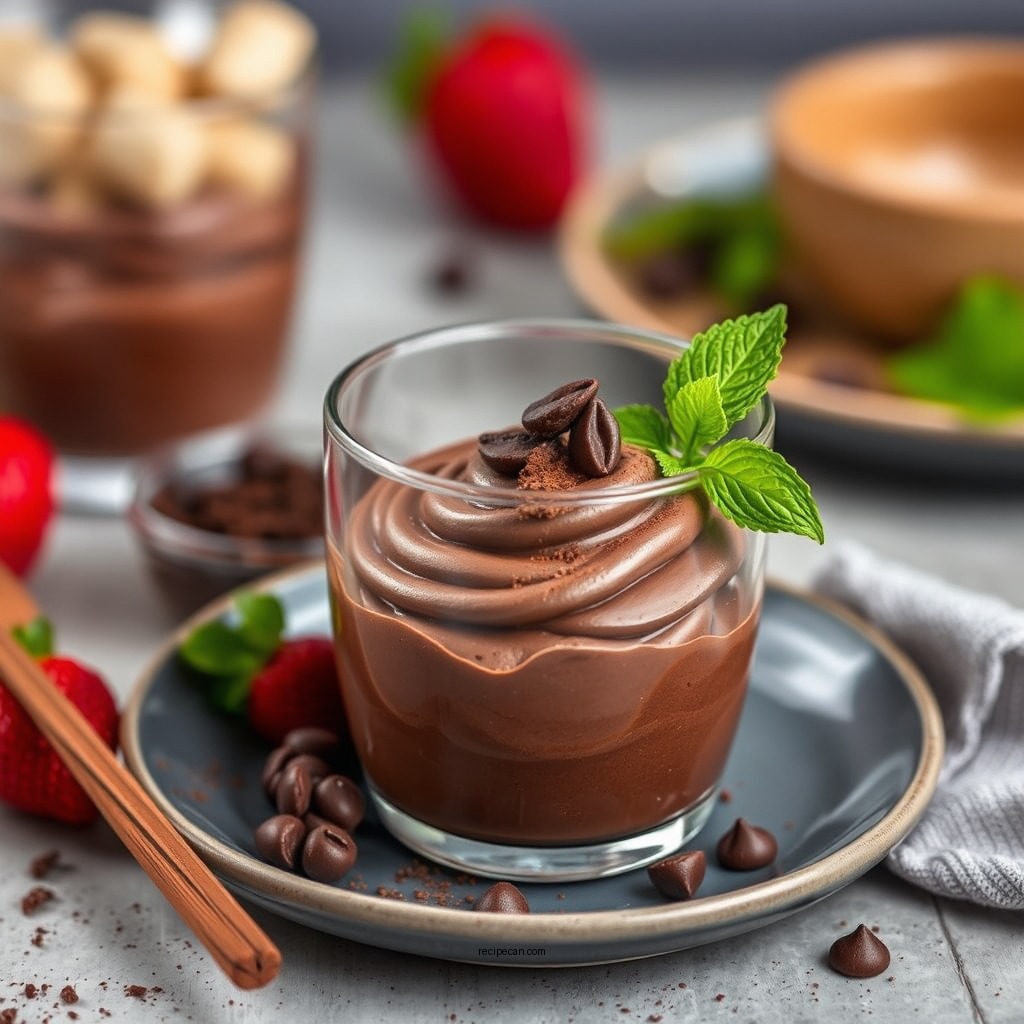 No-Bake Chocolate Mousse - easy chocolate mousse recipes