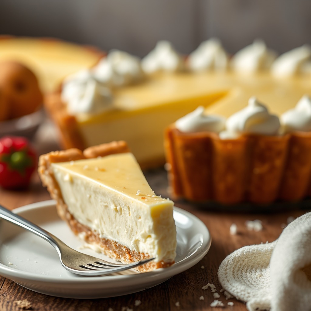 Baking Instructions - easy coconut custard pie recipe