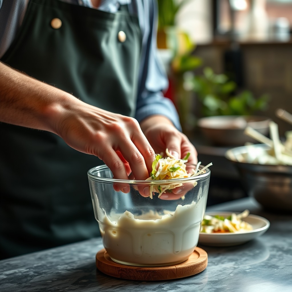 Step-by-Step Instructions - easy coleslaw dressing recipe