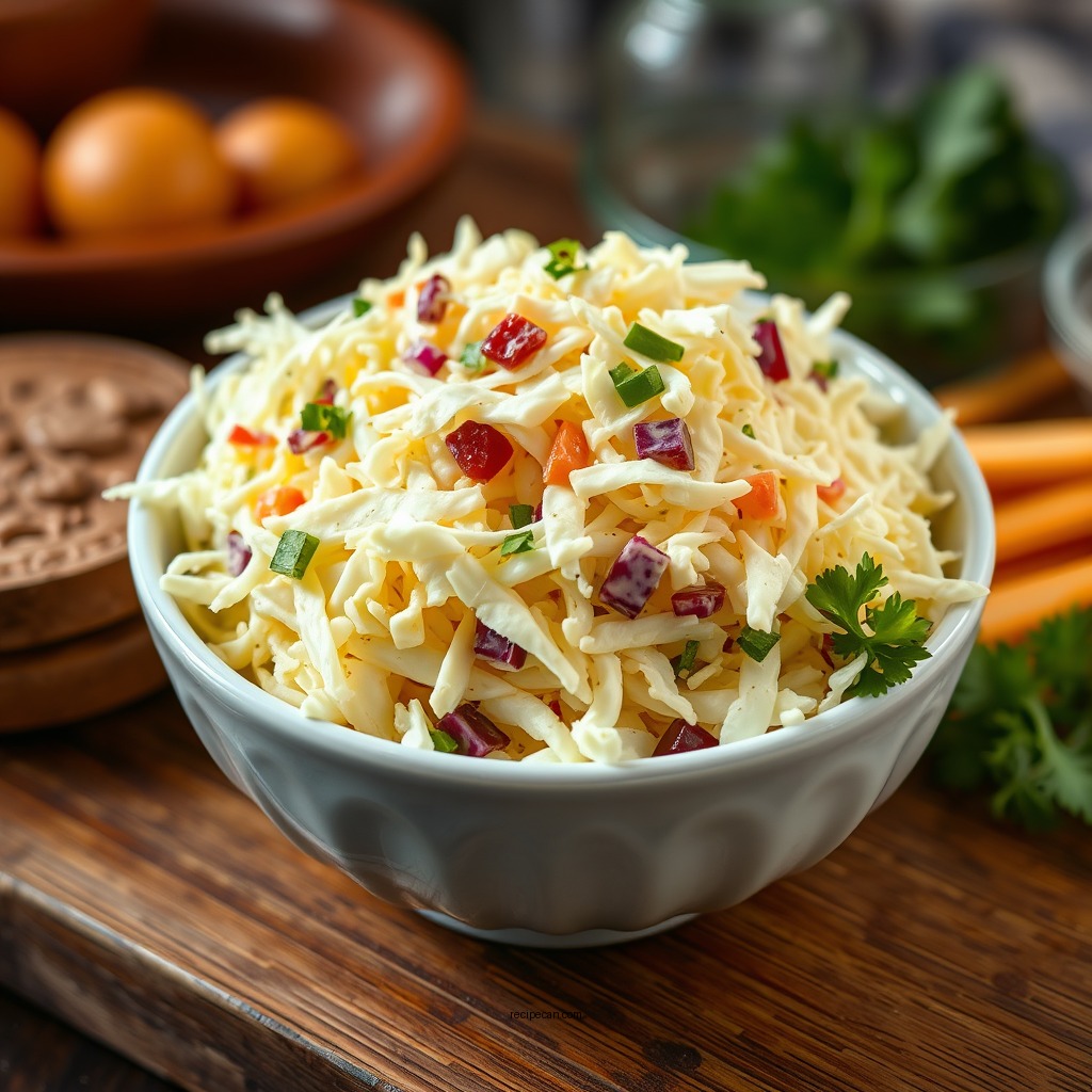 Classic Creamy Coleslaw - easy coleslaw recipes