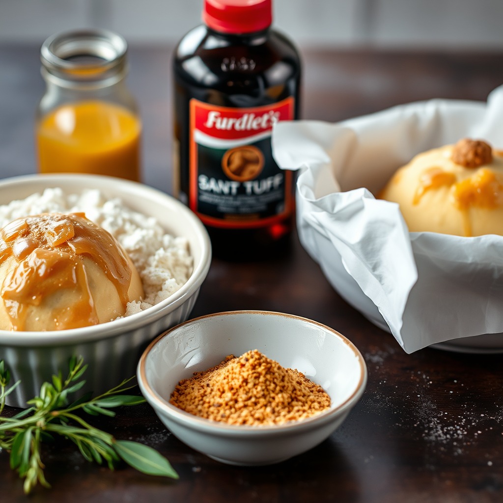 Ingredients You’ll Need - easy cream puff recipe with custard filling