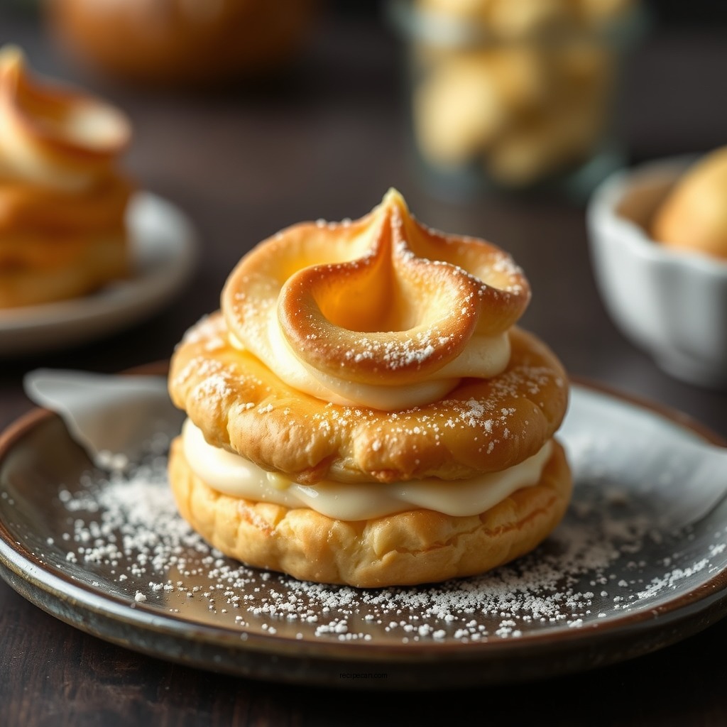Understanding Cream Puffs - easy cream puff recipe with custard filling