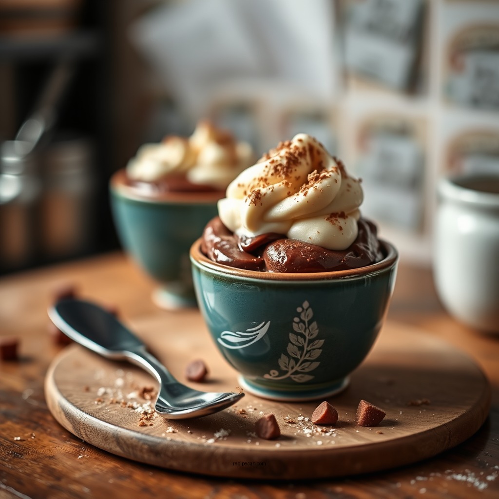 Chocolate Custard Delight - easy custard recipes