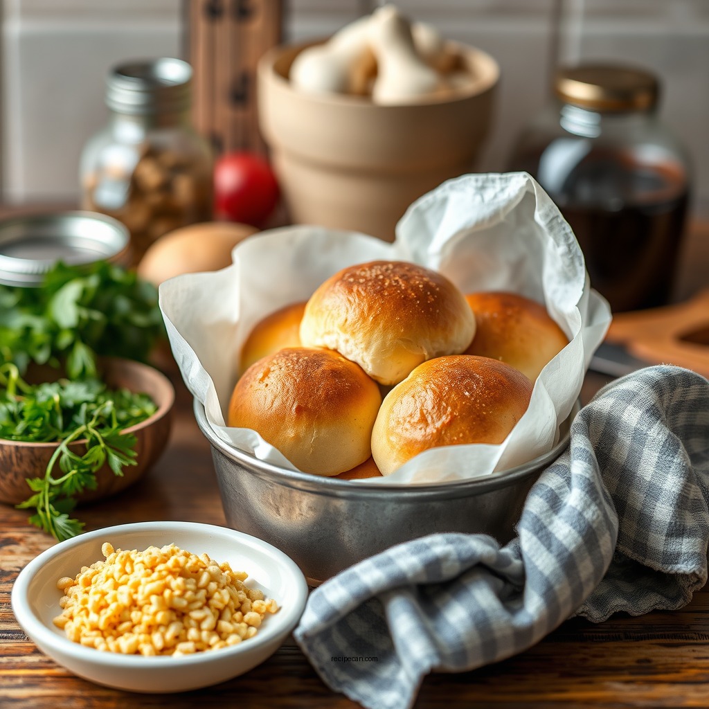 Ingredients You'll Need - easy dinner rolls recipe