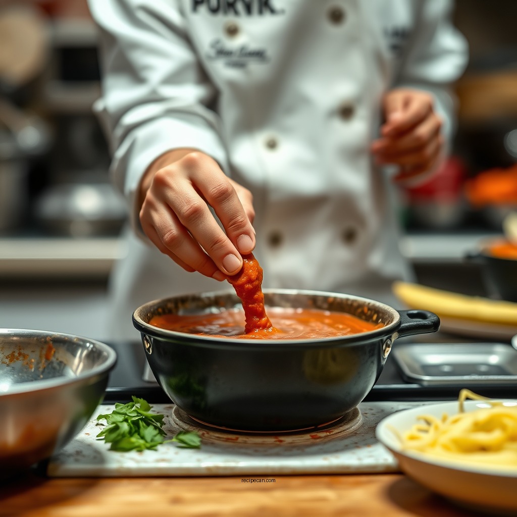 Step-by-Step Preparation - easy enchilada sauce recipe