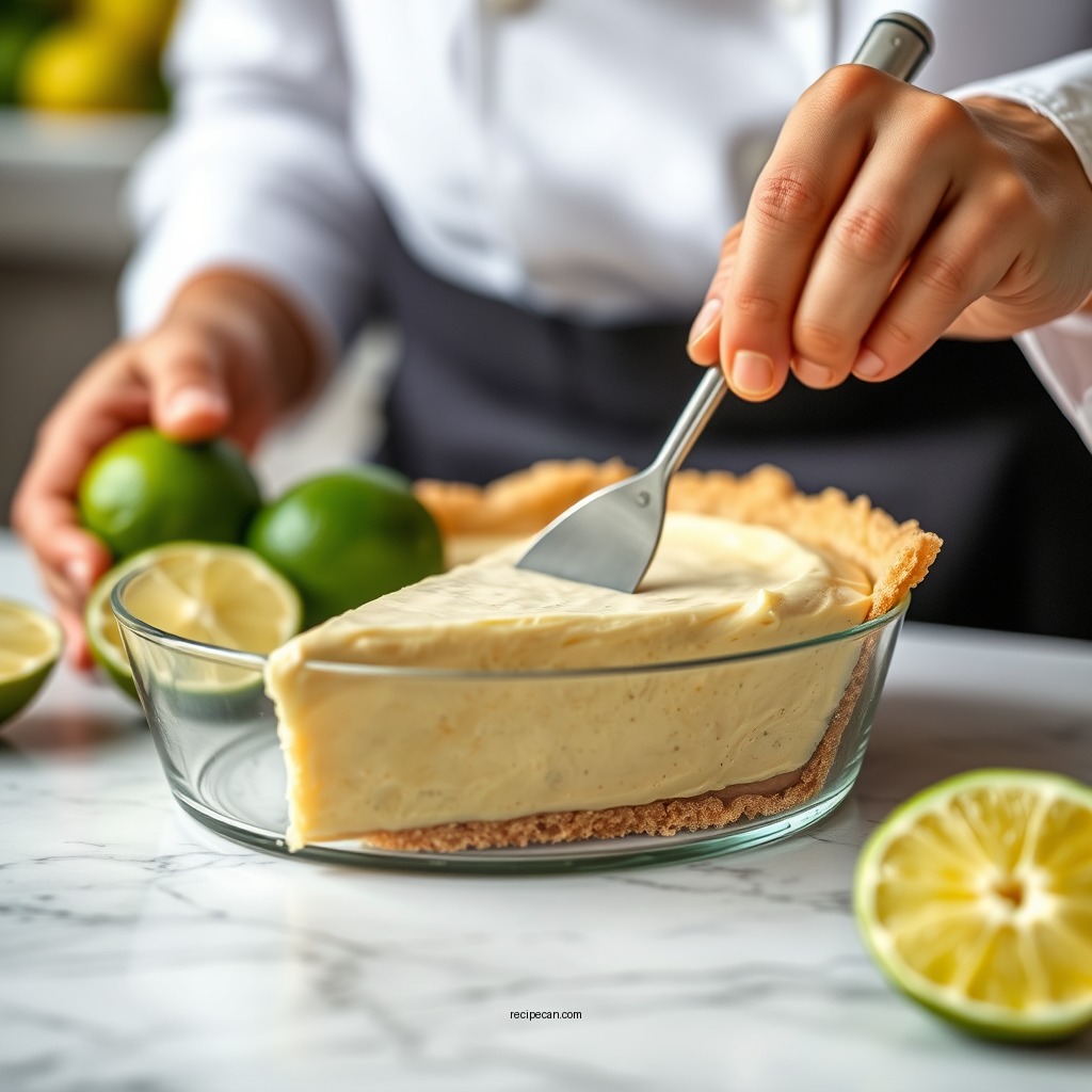 Prepare the Filling - easy key lime pie recipe