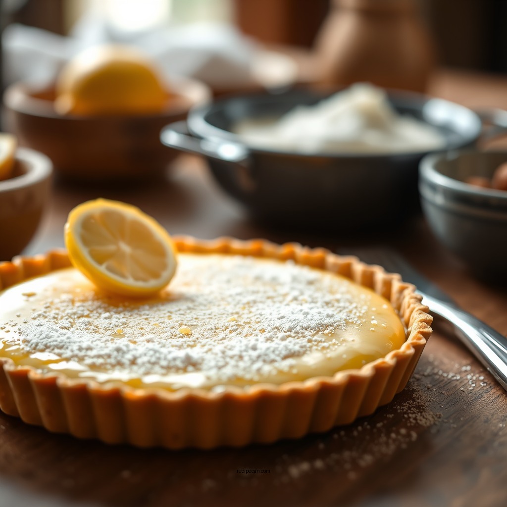 Essential Ingredients for Lemon Tart - easy lemon tart recipe